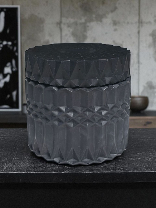 oyka candle świeca sojowa vintage w naczyniu gipsowym deep black.png